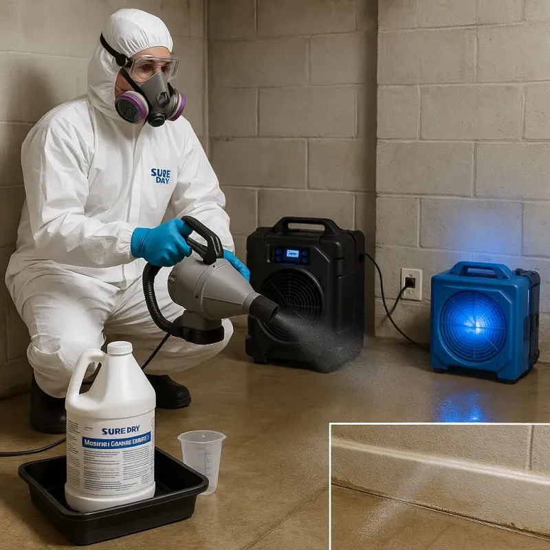 Sanitization and Odor Removal process in Murrysville, PA
